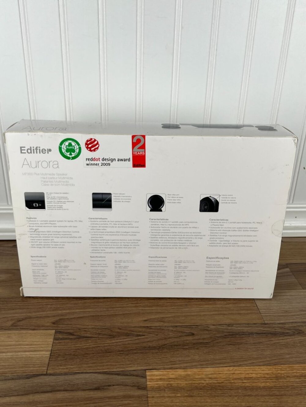 Edifier Aurora MP300 Plus multimedia Red Super Woofer & Speakers set - Picture 3 of 16